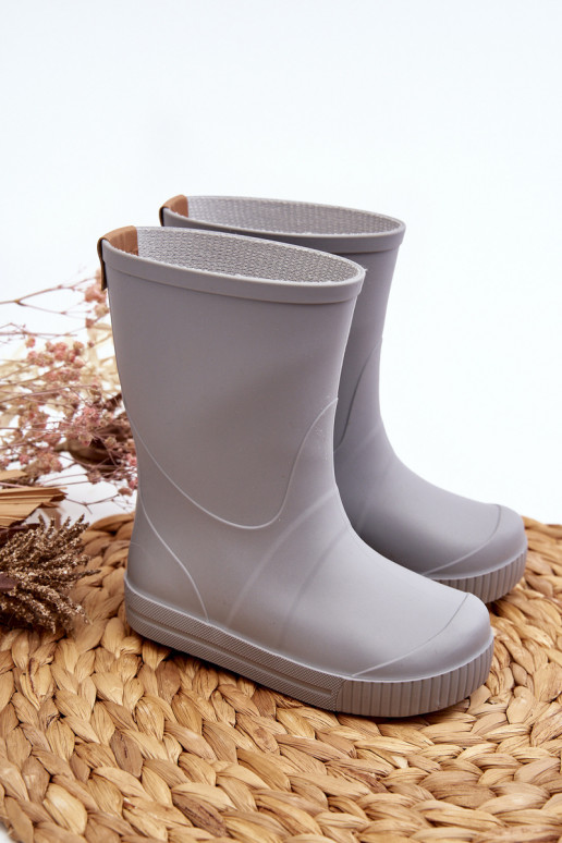 Calçado infantil de borracha Wave Gokids 979 cor cinza