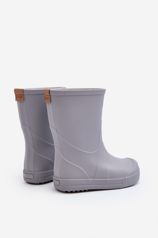 Calçado infantil de borracha Wave Gokids 979 cor cinza