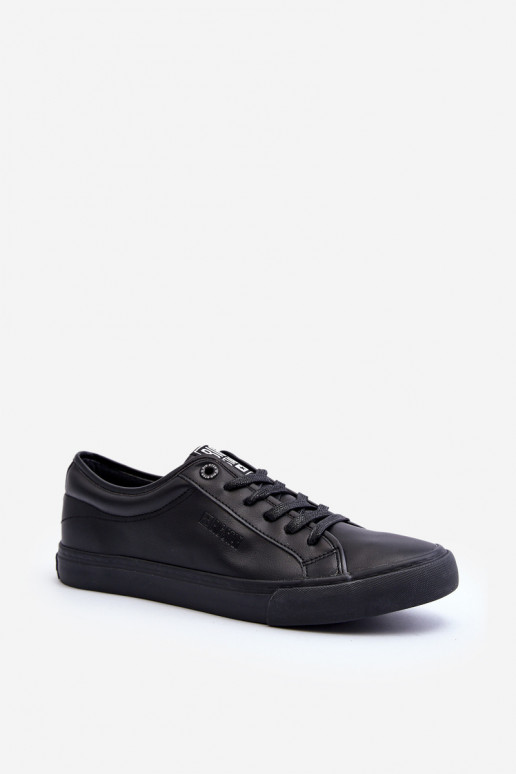 sapatos de lazer em couro ecológico na cor preta Big Star JJ174234