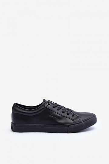 sapatos de lazer em couro ecológico na cor preta Big Star JJ174234 2