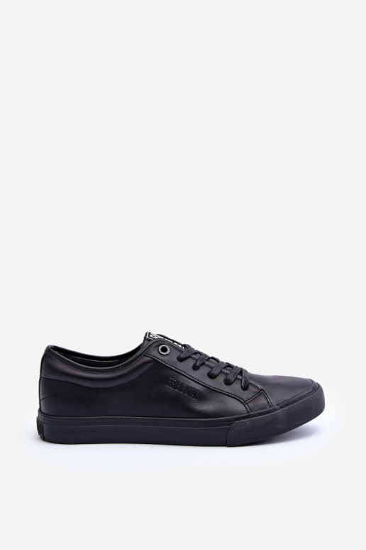 sapatos de lazer em couro ecológico na cor preta Big Star JJ174234