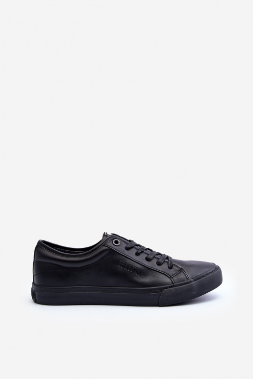 sapatos de lazer em couro ecológico na cor preta Big Star JJ174234