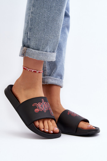 Chinelos Lee Cooper LCW-24-42-2483L cor preta 2