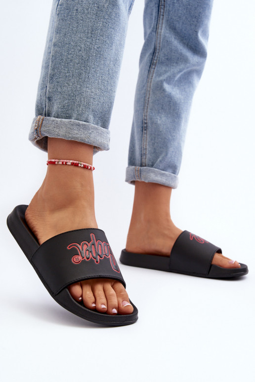 Chinelos Lee Cooper LCW-24-42-2483L cor preta