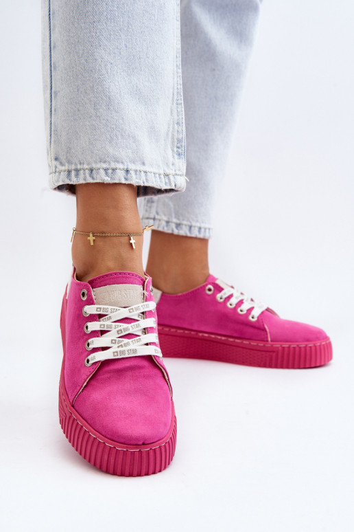 Sapatos de lazer MEMORY FOAM SYSTEM BIG STAR NN276004 cor rosa Sapatos de lazer MEMORY FOAM SYSTEM BIG STAR NN276004 cor rosa