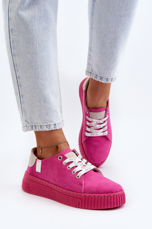 Sapatos de lazer MEMORY FOAM SYSTEM BIG STAR NN276004 cor rosa Sapatos de lazer MEMORY FOAM SYSTEM BIG STAR NN276004 cor rosa