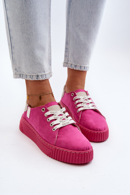 Sapatos de lazer MEMORY FOAM SYSTEM BIG STAR NN276004 cor rosa Sapatos de lazer MEMORY FOAM SYSTEM BIG STAR NN276004 cor rosa