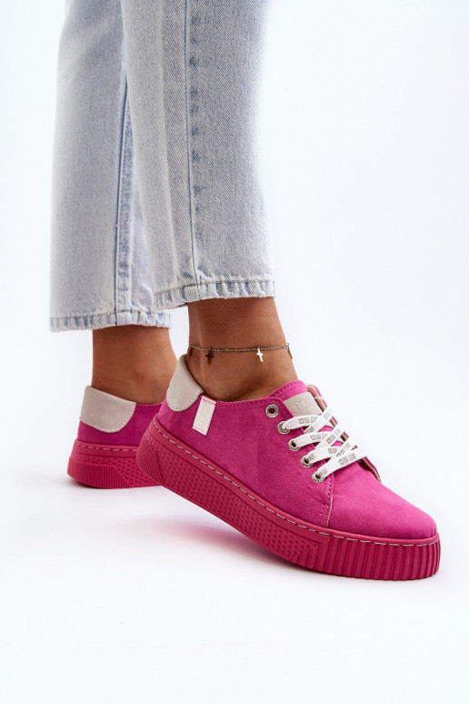 Sapatos de lazer MEMORY FOAM SYSTEM BIG STAR NN276004 cor rosa Sapatos de lazer MEMORY FOAM SYSTEM BIG STAR NN276004 cor rosa