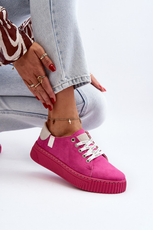 Sapatos de lazer MEMORY FOAM SYSTEM BIG STAR NN276004 cor rosa Sapatos de lazer MEMORY FOAM SYSTEM BIG STAR NN276004 cor rosa