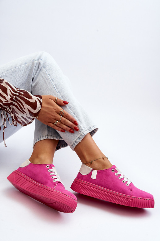 Sapatos de lazer MEMORY FOAM SYSTEM BIG STAR NN276004 cor rosa Sapatos de lazer MEMORY FOAM SYSTEM BIG STAR NN276004 cor rosa