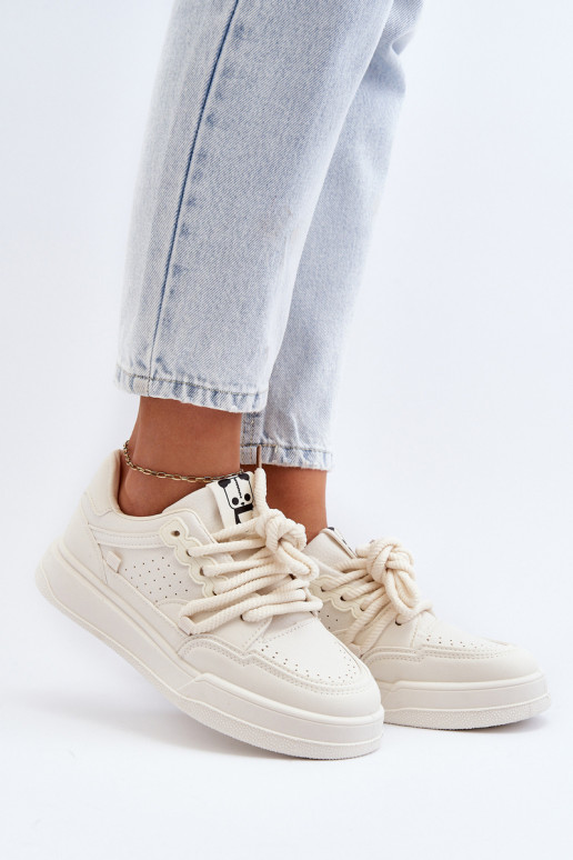 Tênis modelo sapatos Eco bege cor Avanalis Tênis modelo sapatos Eco bege cor Avanalis