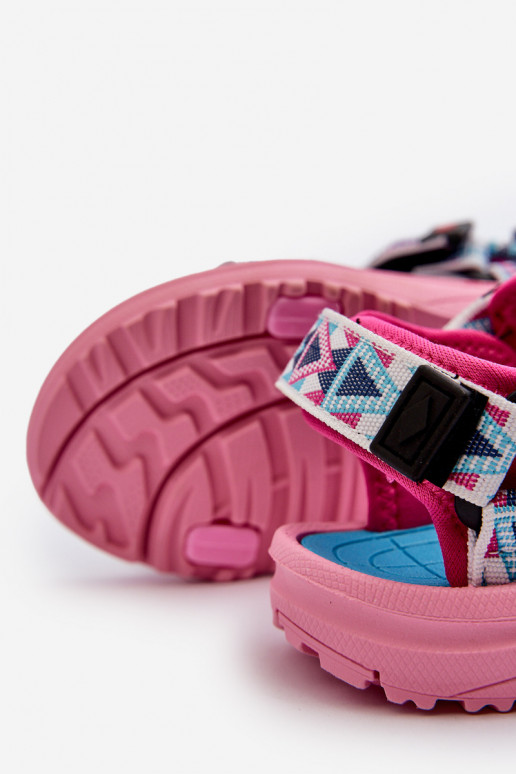 Sandálias infantis Lee Cooper LCW-24-34-2600 rosa