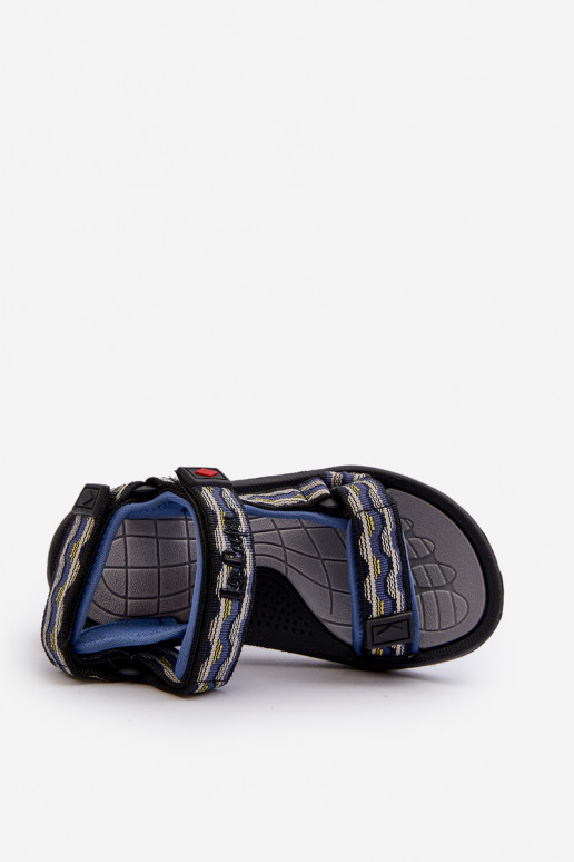 Sandálias infantis Lee Cooper LCW-24-34-2601 azul escuro