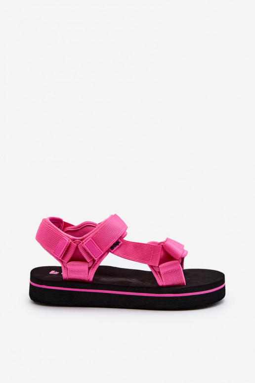Sandálias femininas com plataforma Lee Cooper LCW-24-05-2750L cor rosa