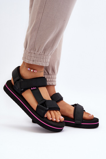 Sandálias femininas com plataforma Lee Cooper LCW-24-05-2751L cor preta 2