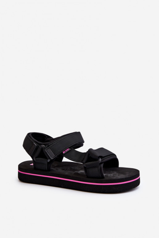 Sandálias femininas com plataforma Lee Cooper LCW-24-05-2751L cor preta