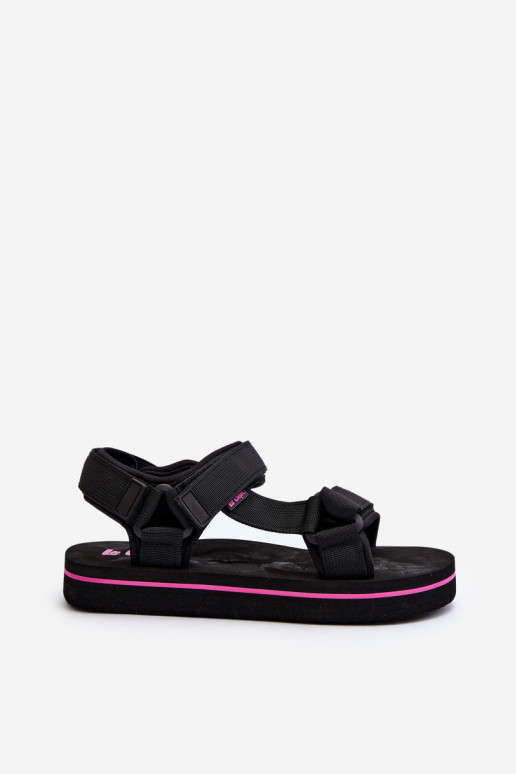 Sandálias femininas com plataforma Lee Cooper LCW-24-05-2751L cor preta