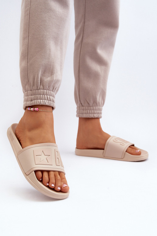 Chinelos Big Star NN274A645 bege