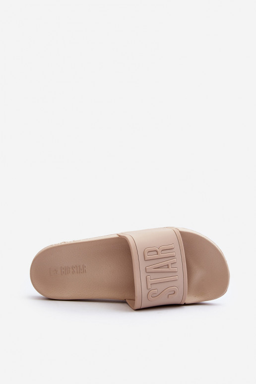 Chinelos Big Star NN274A645 bege