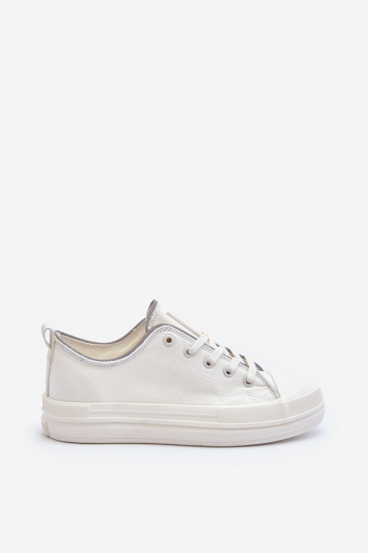 Sapatos femininos Big Star NN274850 branco