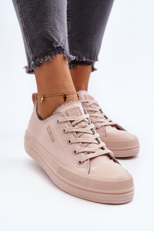 Sapatos femininos Big Star NN274851 rosa