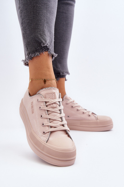 Sapatos femininos Big Star NN274851 rosa