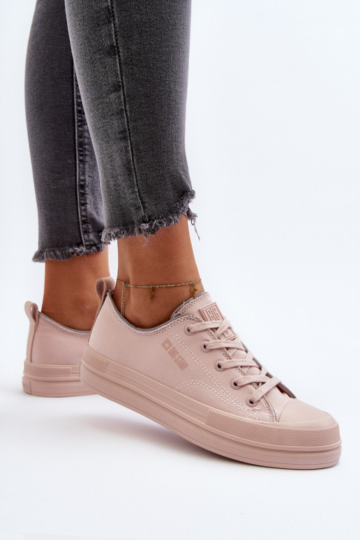 Sapatos femininos Big Star NN274851 rosa