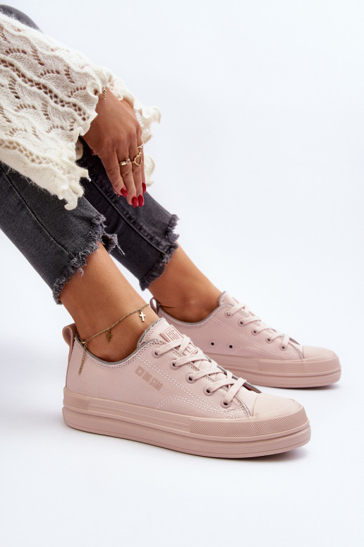 Sapatos femininos Big Star NN274851 rosa