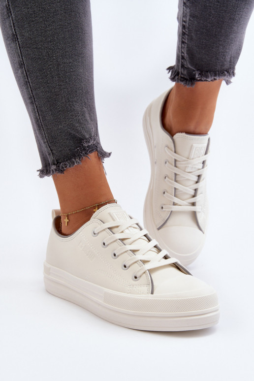 Sapatos femininos Eko Big Star NN274847 branco Sapatos femininos Eko Big Star NN274847 branco