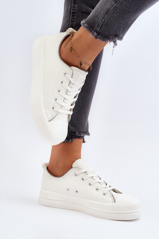Sapatos femininos Eko Big Star NN274847 branco Sapatos femininos Eko Big Star NN274847 branco