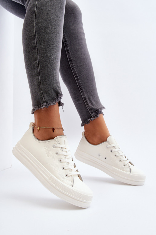 Sapatos femininos Eko Big Star NN274847 branco Sapatos femininos Eko Big Star NN274847 branco