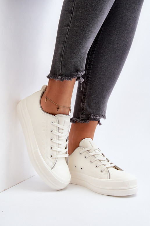 Sapatos femininos Eko Big Star NN274847 branco Sapatos femininos Eko Big Star NN274847 branco