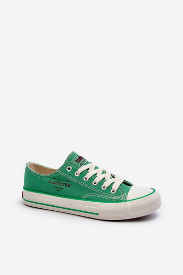Sapatos femininos Big Star NN274240 verdes