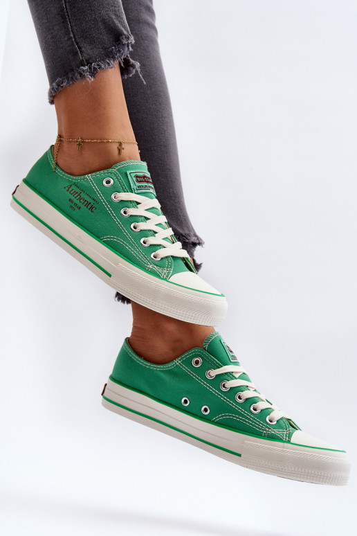 Sapatos femininos Big Star NN274240 verdes