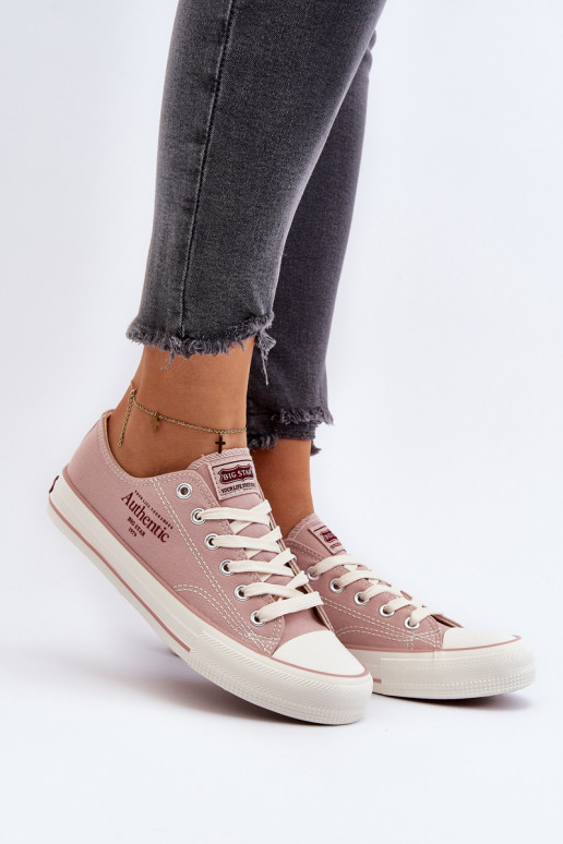 Sapatos femininos Big Star NN274239 rosa