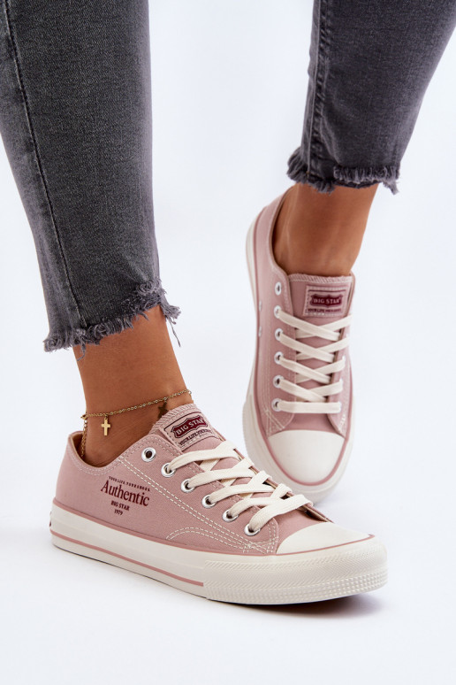Sapatos femininos Big Star NN274239 rosa