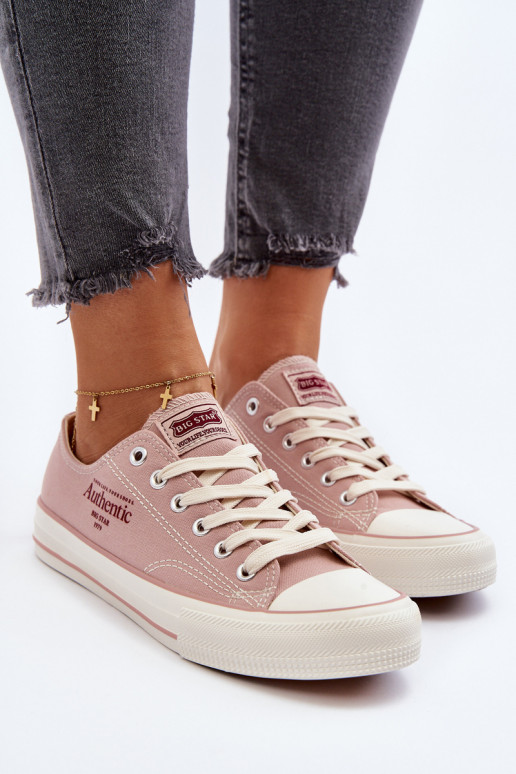 Sapatos femininos Big Star NN274239 rosa