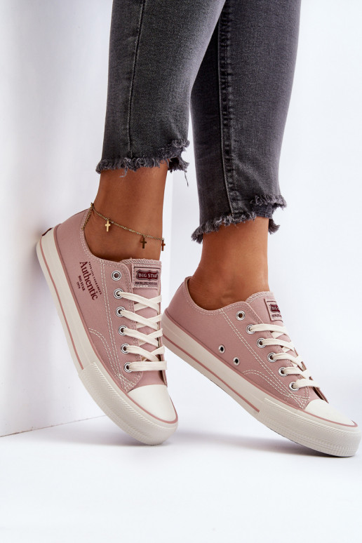 Sapatos femininos Big Star NN274239 rosa