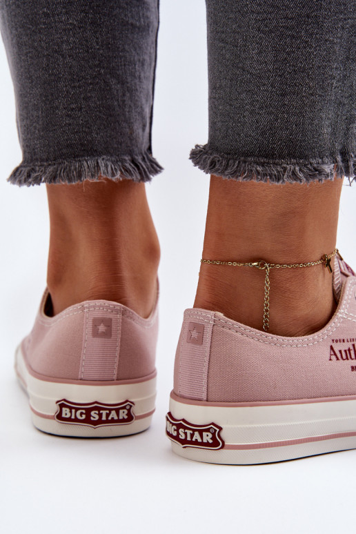 Sapatos femininos Big Star NN274239 rosa