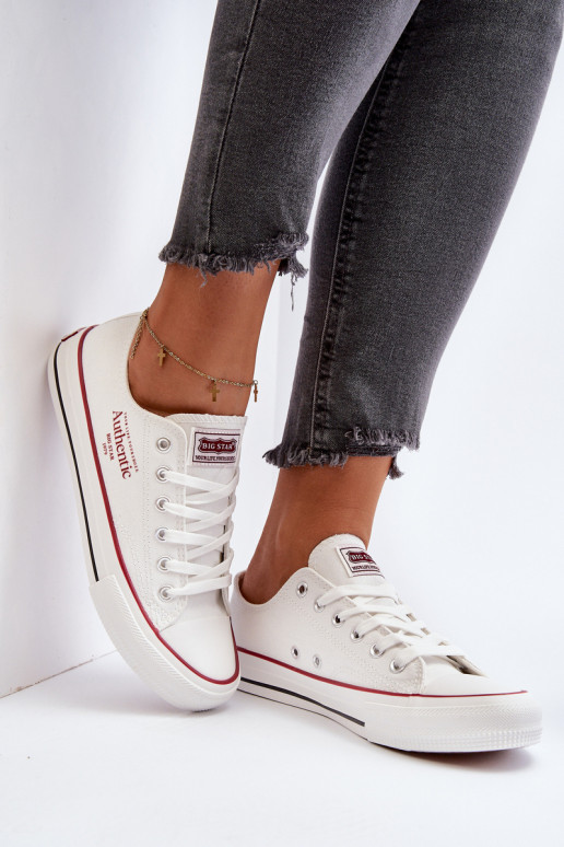 Sapatos femininos Big Star NN274235 branco