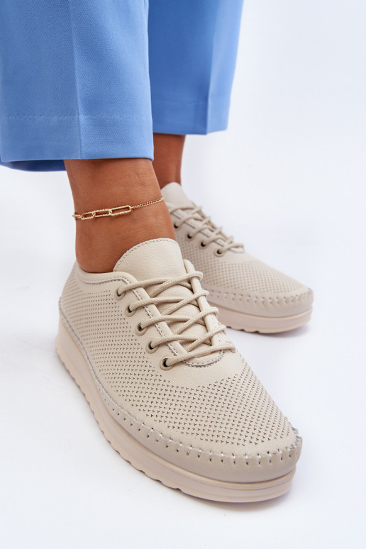 Calçados esportivos Calçados de lazer cor bege Lalnai Calçados esportivos Calçados de lazer cor bege Lalnai