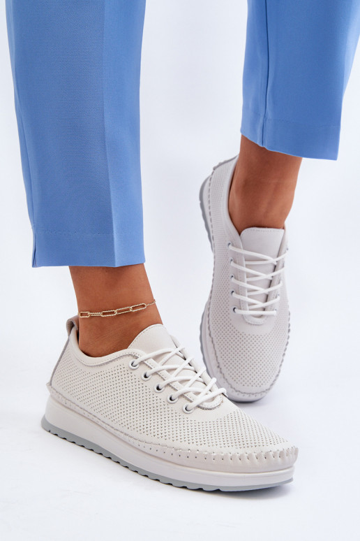 Calçados esportivos Calçados de lazer cor branca Lalnai Calçados esportivos Calçados de lazer cor branca Lalnai