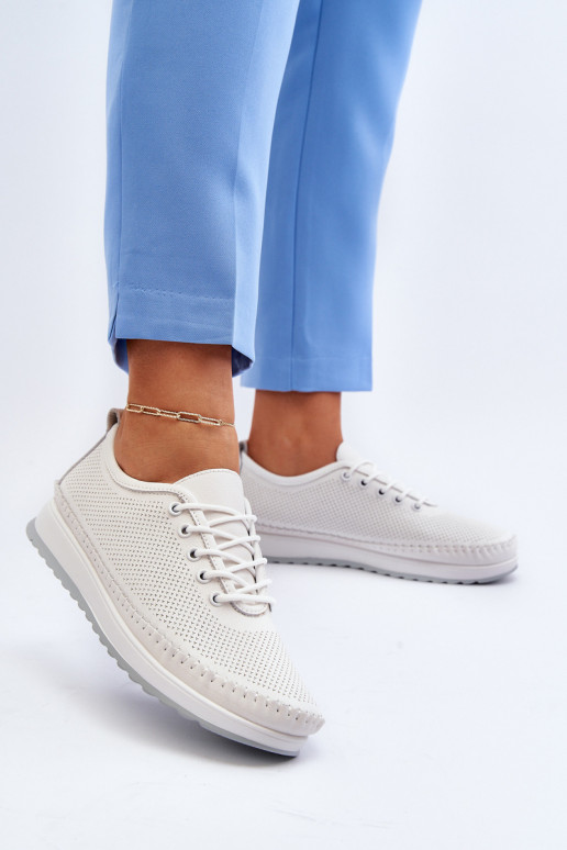 Calçados esportivos Calçados de lazer cor branca Lalnai Calçados esportivos Calçados de lazer cor branca Lalnai