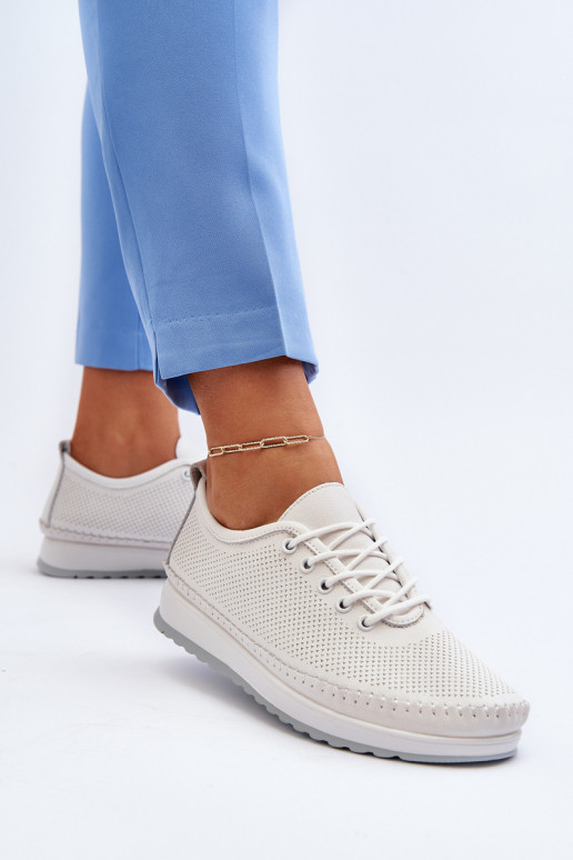 Calçados esportivos Calçados de lazer cor branca Lalnai Calçados esportivos Calçados de lazer cor branca Lalnai