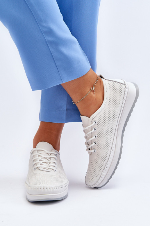 Calçados esportivos Calçados de lazer cor branca Lalnai Calçados esportivos Calçados de lazer cor branca Lalnai