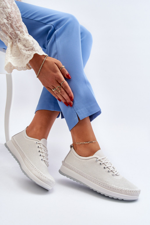 Calçados esportivos Calçados de lazer cor branca Lalnai Calçados esportivos Calçados de lazer cor branca Lalnai