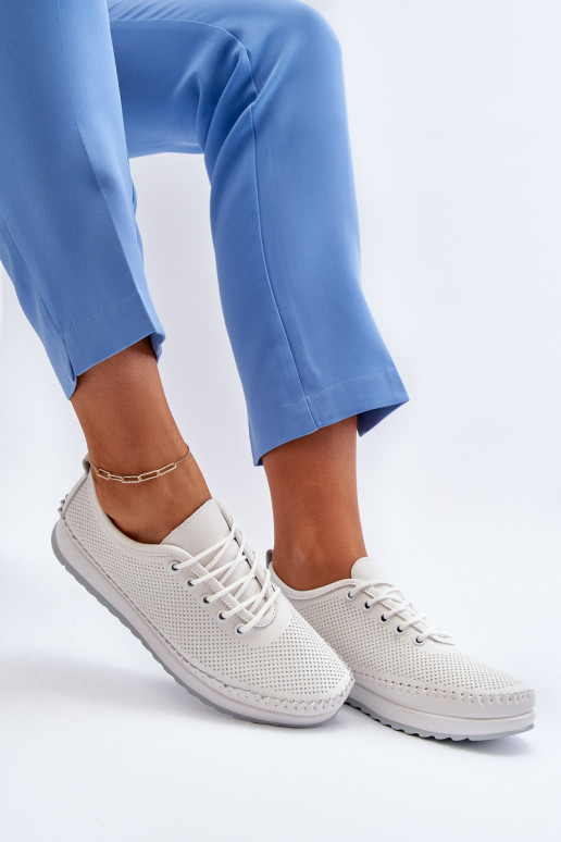 Calçados esportivos Calçados de lazer cor branca Lalnai Calçados esportivos Calçados de lazer cor branca Lalnai