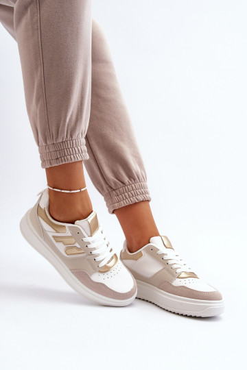 Modelo de tênis sapatos bege Regines 2