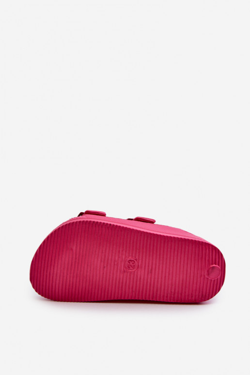 Chinelos infantis com fivelas BIG STAR NN374540 cor rosa