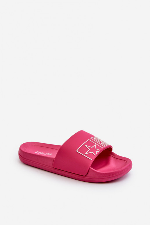 Chinelos infantis BIG STAR NN374524 cor rosa